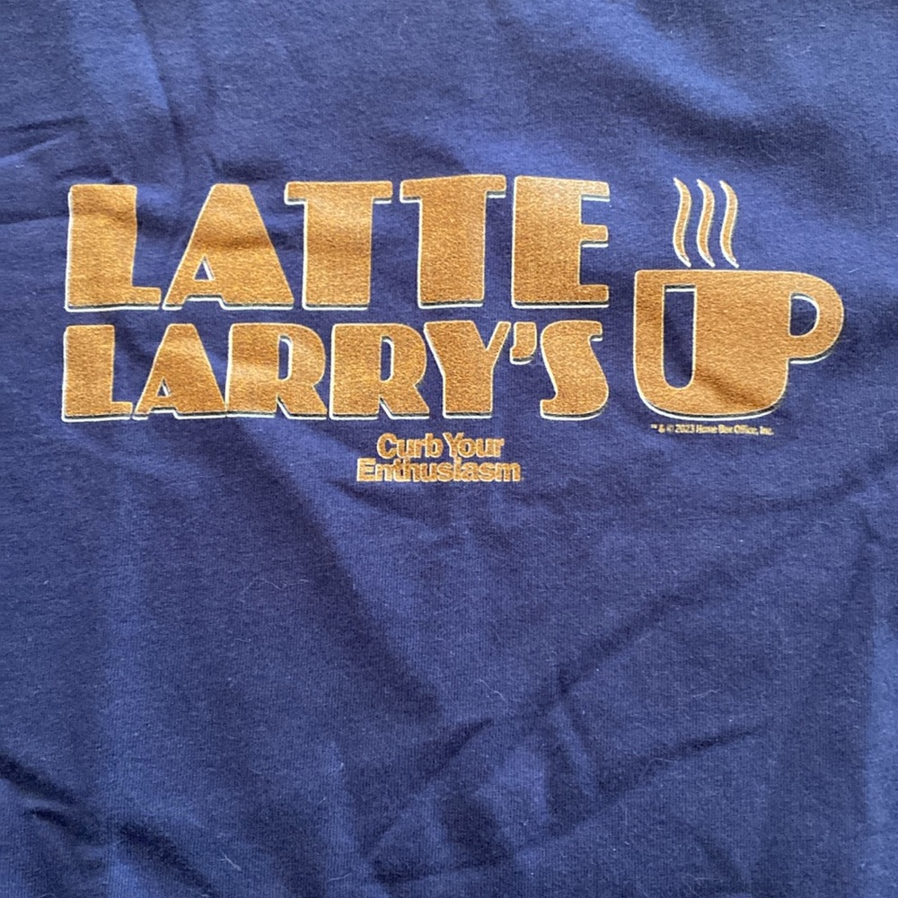 Curb your enthusiasm Latte Larry’s women’s t-shirt - Picture 2 of 6